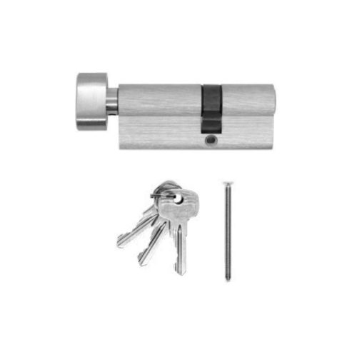 Ruột khóa cửa nhôm 1 đầu vặn 1 đầu chìa 75mm Hafele 916.96.535