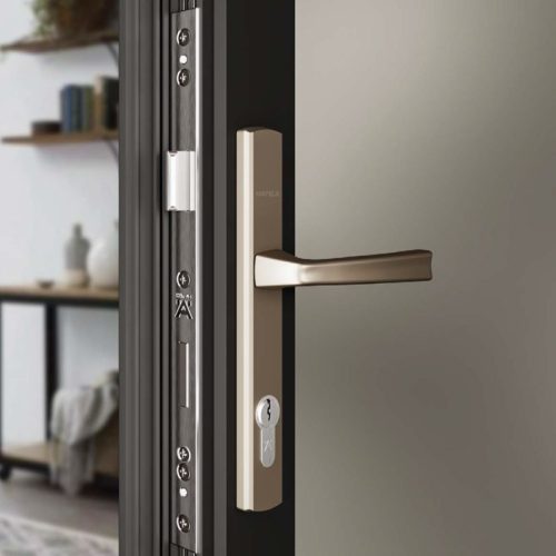 Tay nắm cửa nhôm 92mm HL949C-92 Hafele 905.99.626