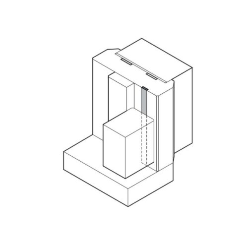 Thiết kê đệm khí cho cửa Hafele 950.11.041
