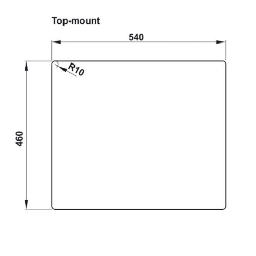Thông số kỹ thuật chậu rửa bát đá 1 hố Hafele Essence HS22-GEN1S60M 577.25.320