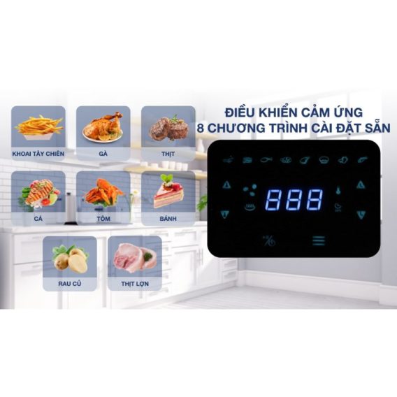 Bảng điều khiển nồi chiên không dầu 6.4L Hafele HS-AF601B 535.43.714