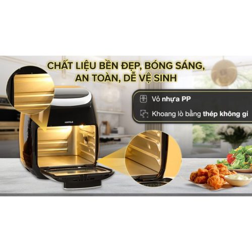 Chất liệu nồi chiên không dầu 11L Hafele HS-AF1102B 535.43.715