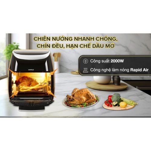 Công suất nồi chiên không dầu 11L Hafele HS-AF1102B 535.43.715