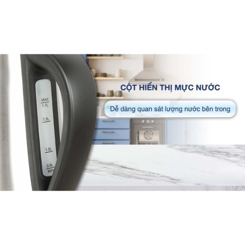 Cột hiển thị mực nước trong bình đun siêu tốc Hafele 1.7 lít HS-K1703X 535.43.733