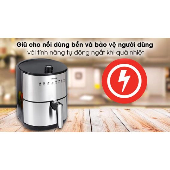 An toàn nồi chiên không dầu Hafele 3.2 lít AF-68A 535.43.710