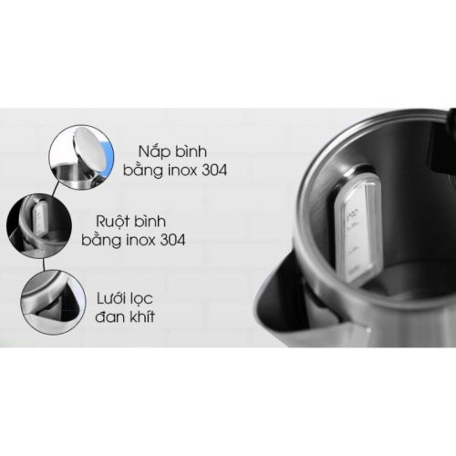 Bên trong bình đun siêu tốc Hafele T-907B 535.43.731