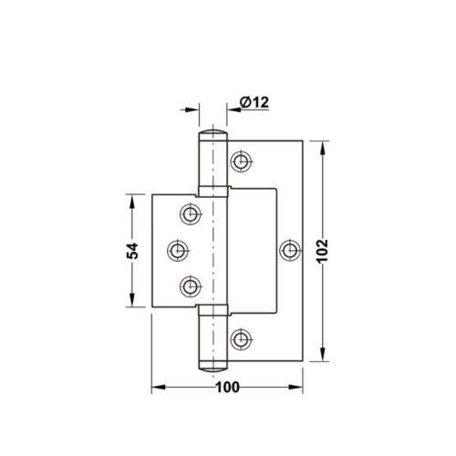 Kích Thước Bản Lề Nâng Hạ 45Kg Hafele 926.96.100