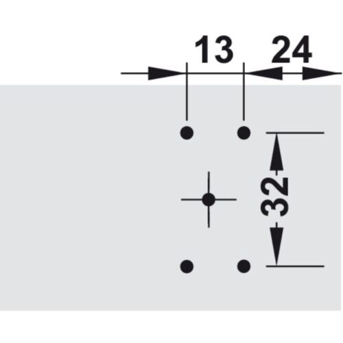 Kích thước đế bản lề giảm chấn Metalla SM Hafele 311.71.670