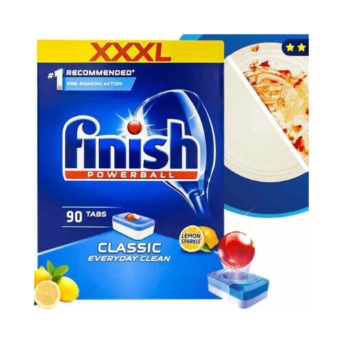 Viên rửa bát Finish Classic Lemon 90 viên