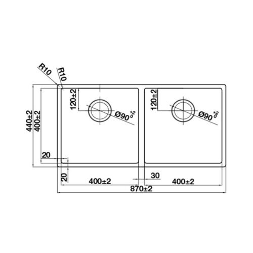 kich thuoc chau rua chen bat inox hs24 ssn2s 870 hafele 567 24 437