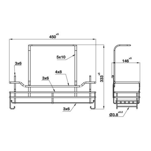 kich thuoc ro dung dung cu ve sinh hafele 595.04.096
