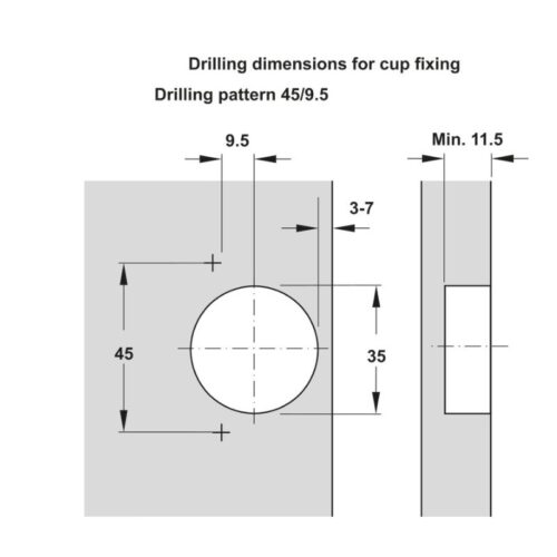 Bản lề trùm ngoài Metalla SM 110° Giảm Chấn Hafele 315.07.114 4 lap dat ban le giam chan trum nua dyi inox 304 hafele 315 07 114