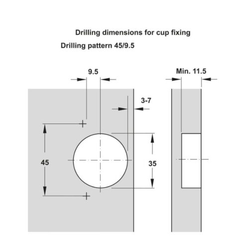 lap dat ban le trum ngoai metalla sm diy 110o hafele 315 07 113