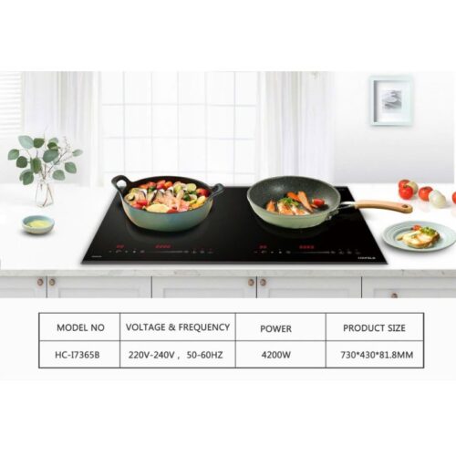 Bếp 2 từ Hafele HC-I7365B 536.61.365 4 thong so bep tu hafele hc i7365b 536 61 365 2 vung nau