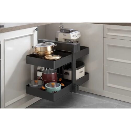 Bộ Rổ Góc Corner Agent 900mm Hafele 545.14.339 5 chi tiet bo ro goc corner agent 900mm hafele 545 14 339