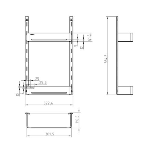 kich thuoc ro gan canh door agent hafele 545.14.300