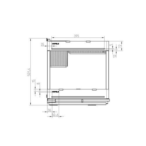 Rổ đựng bát đĩa Hafele 545.14.305 5 size ke dung gia vi hafele 545.14.302