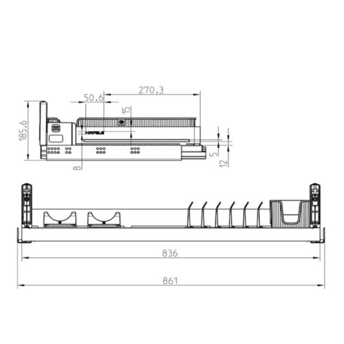 Rổ đựng bát đĩa Hafele 545.14.309 5 size ro dung bat dia hafele 545.14.309